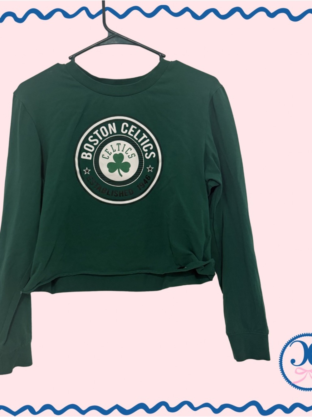 Boston Celtics Green Long Sleeve Tee
